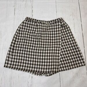 NYCC New York Clothing Company Women Multicolor Plaid Skirt Shorts Skort Size 4
